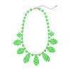 Leaf Necklace - Green - Image 3