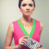 Leaf Necklace - Green - Image 2