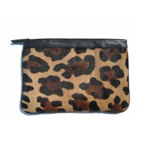 Leopard Print Clutch - Sample