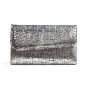 Vintage Metallic Contrast Clutch - Sample